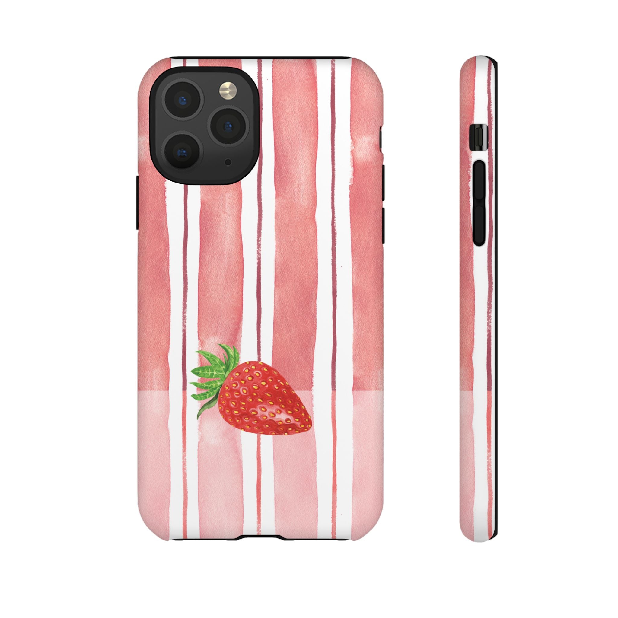 Strawberry Orchard Stripes Phone Case