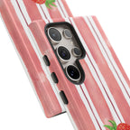 Strawberry Orchard Stripes Phone Case
