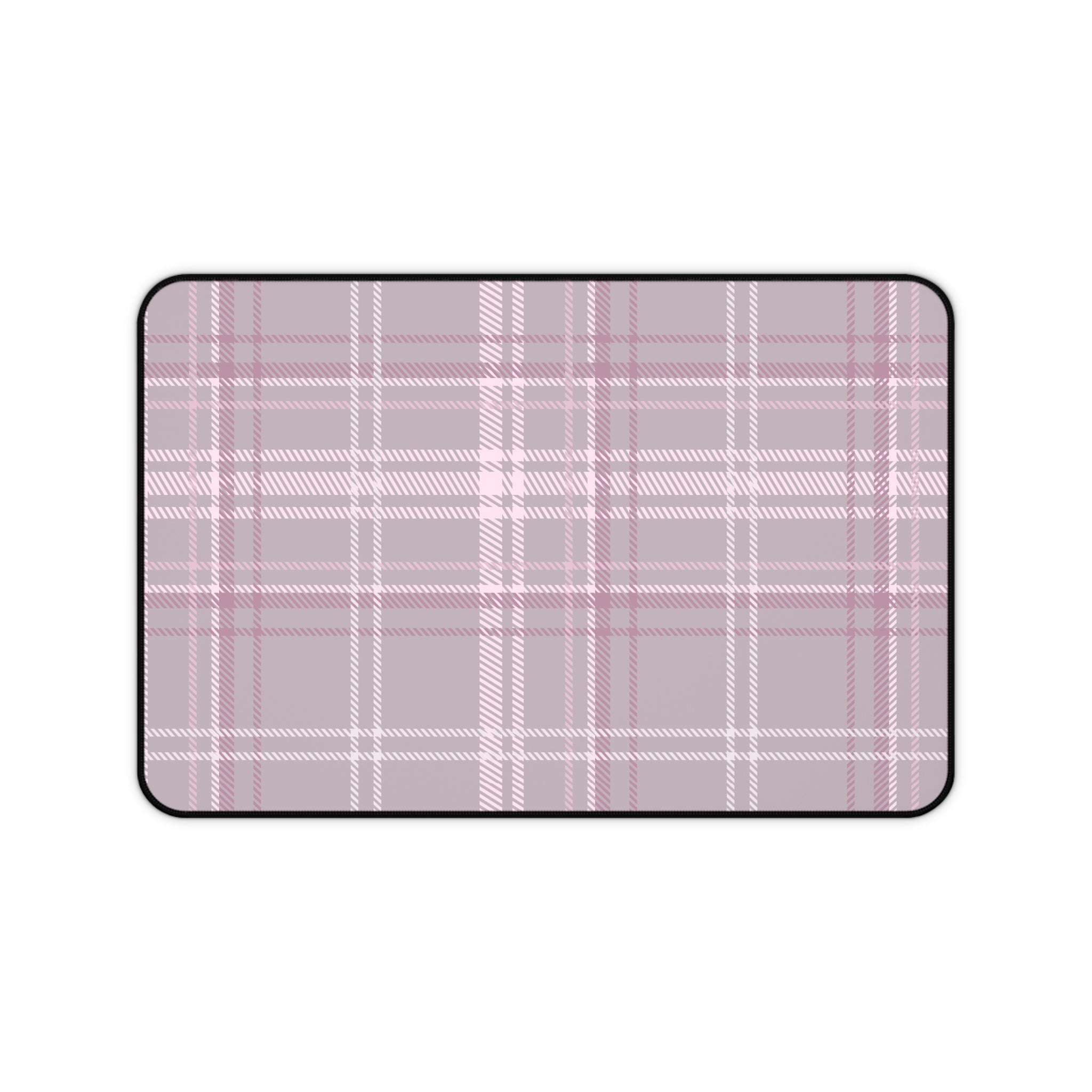 The Plaid Edit Mauve Desk Mat