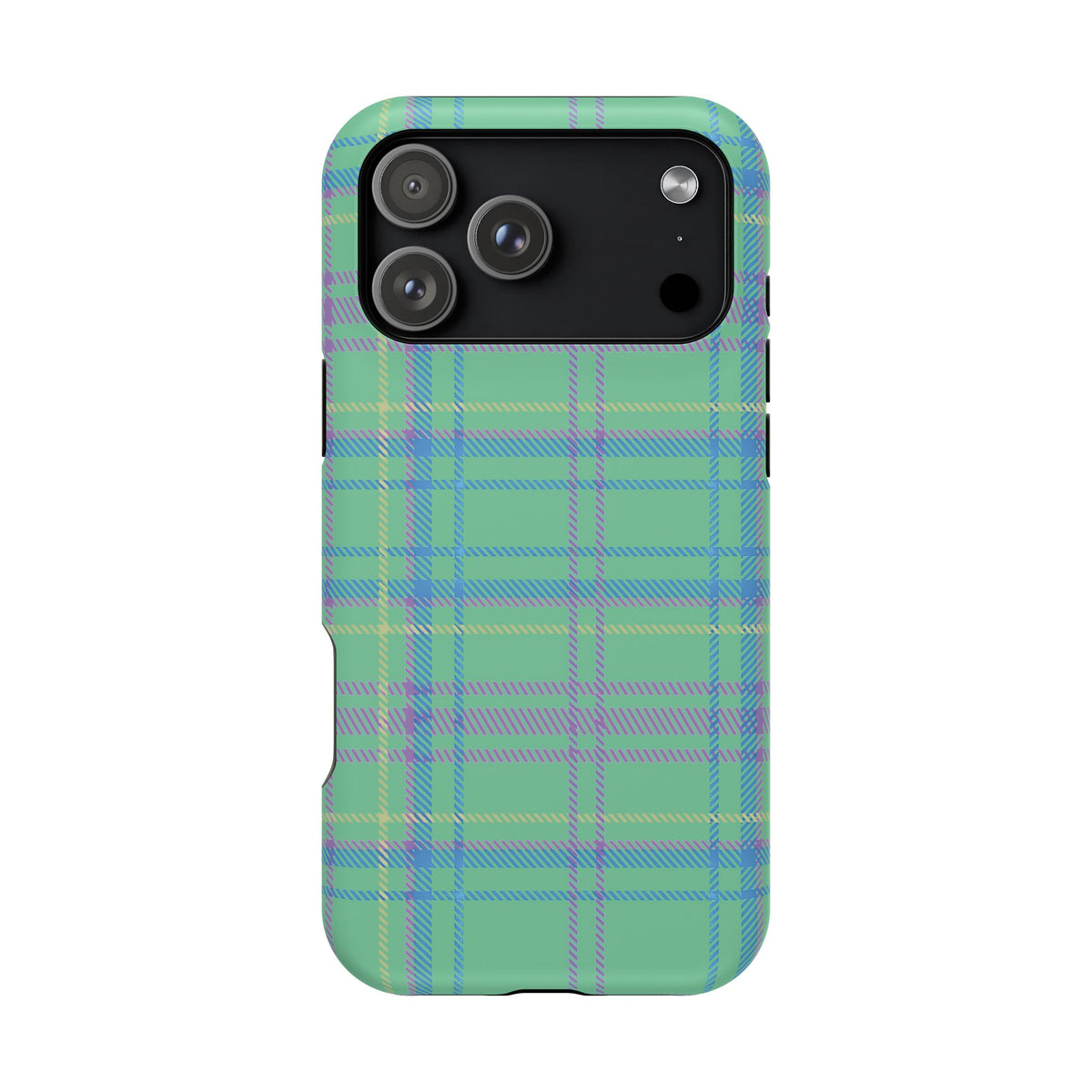 Fresh Energy Plaid Magnetic Phone Case