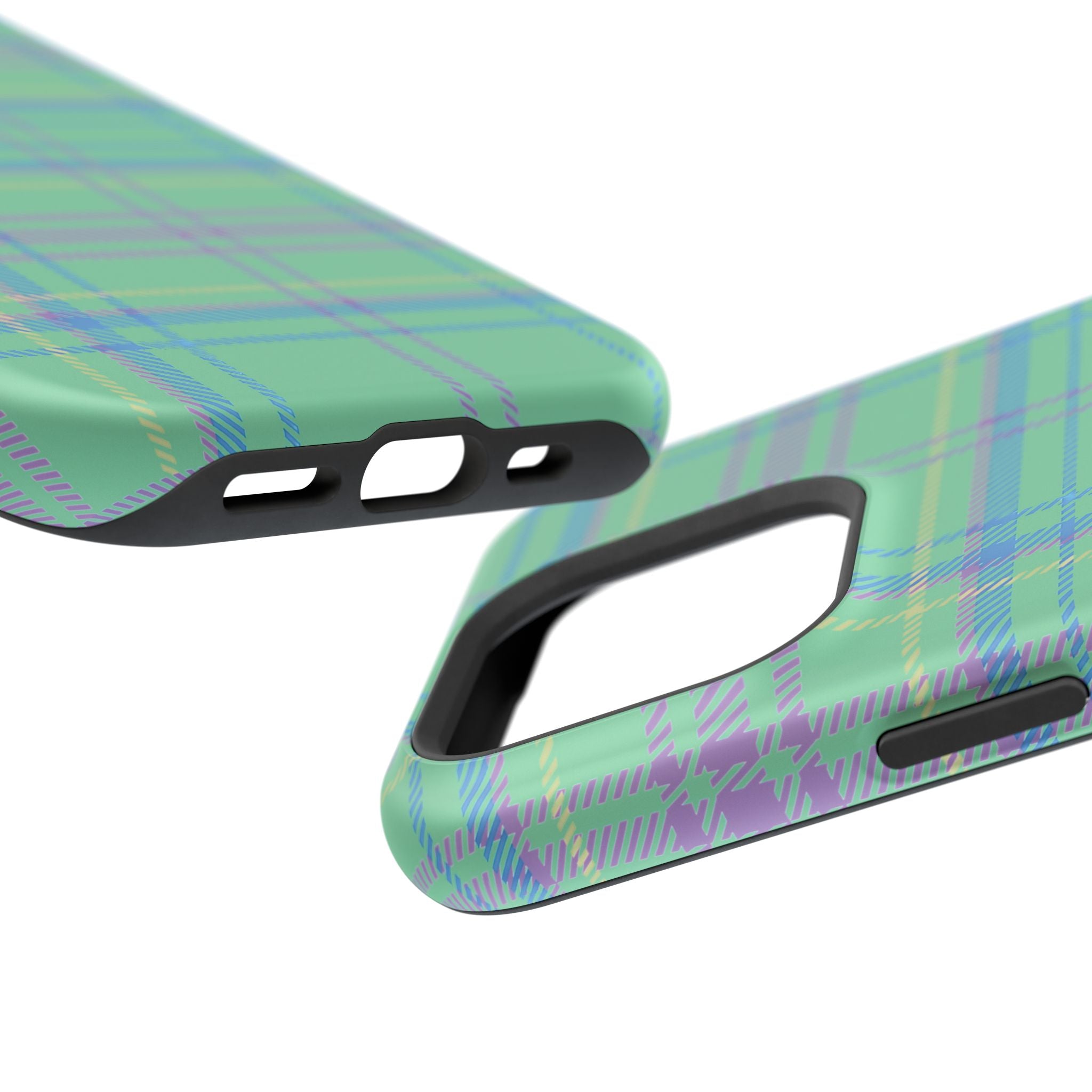 Fresh Energy Plaid Magnetic Phone Case