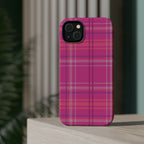 Berry Crush Plaid Magnetic Phone Case