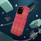 Golden Girl Plaid Magnetic Phone Case