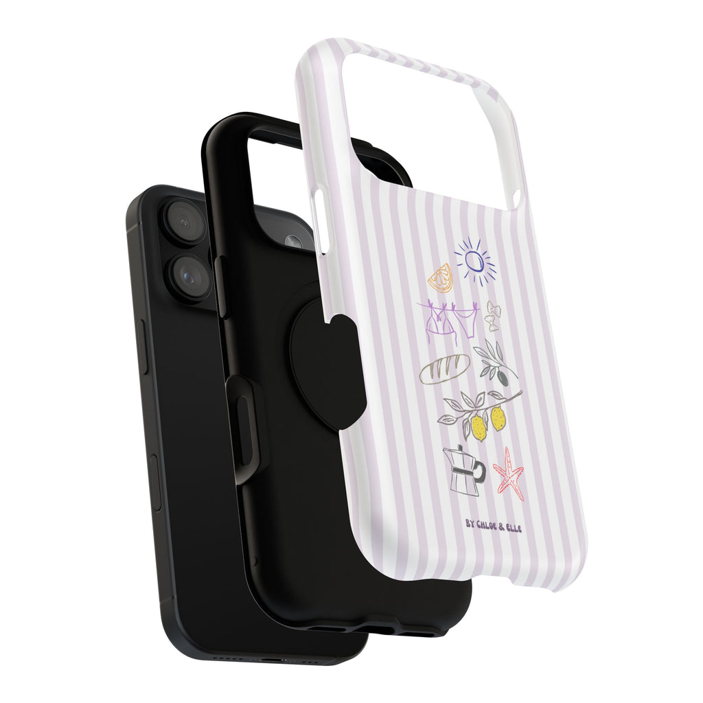 Amalfi Dreaming Petunia Phone Case