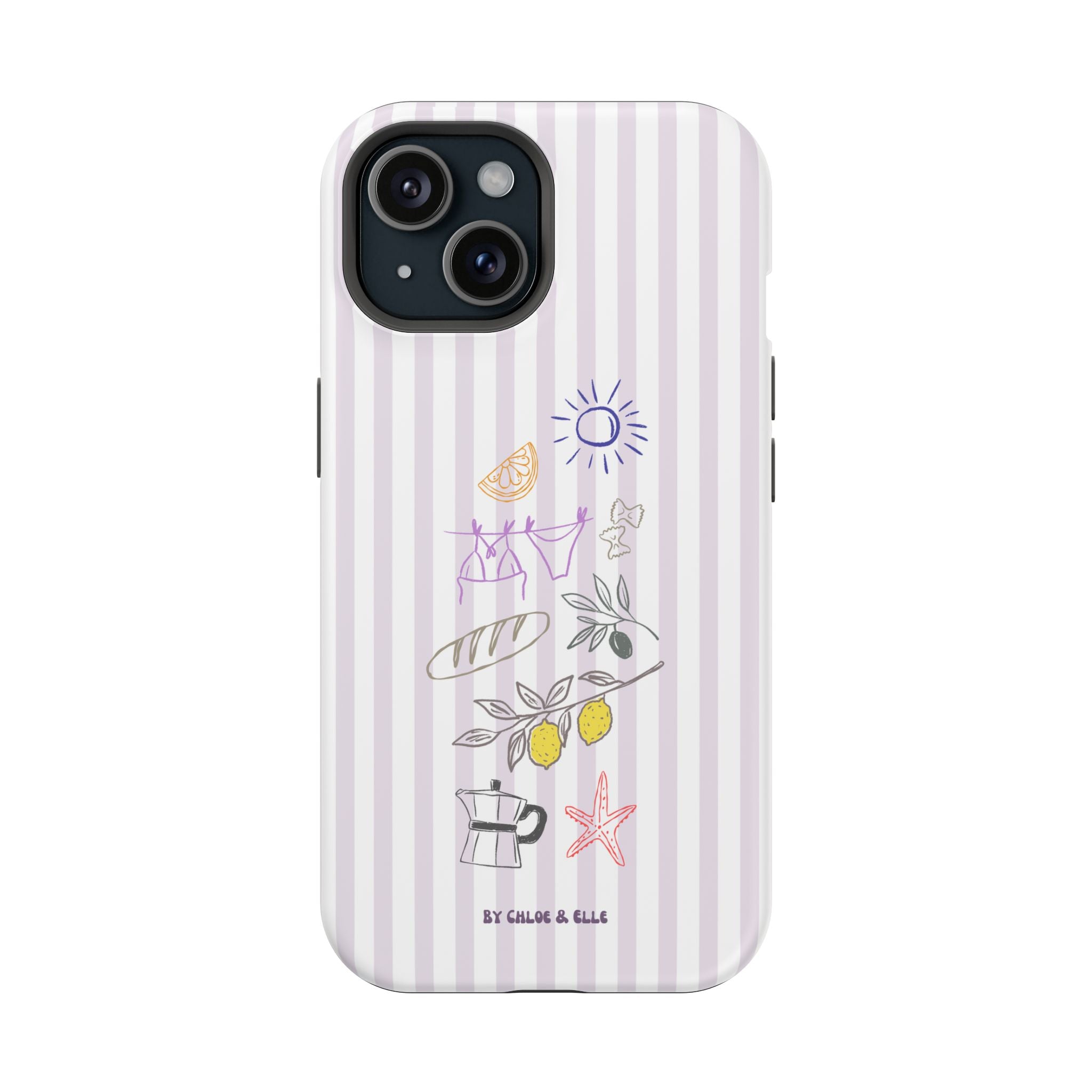 Amalfi Dreaming Petunia Phone Case