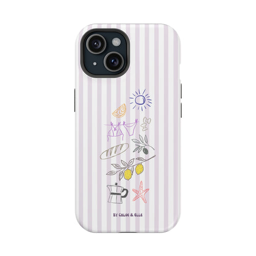 Amalfi Dreaming Petunia Phone Case