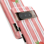 Strawberry Orchard Stripes Phone Case