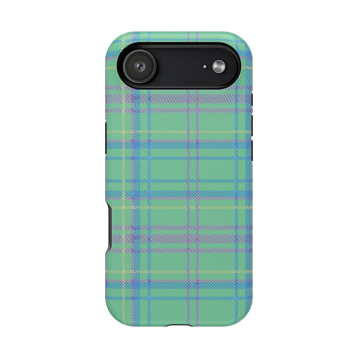 Fresh Energy Plaid Magnetic Phone Case