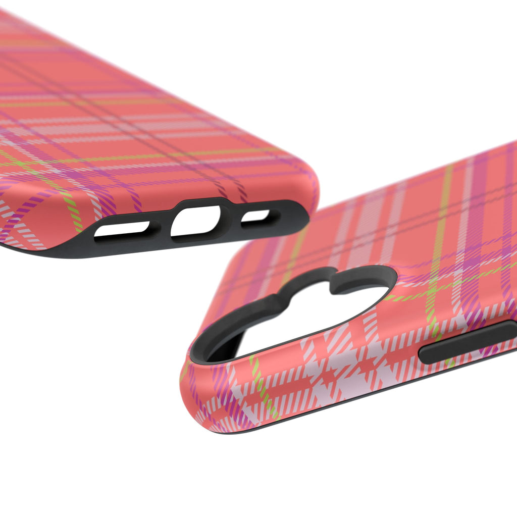 Golden Girl Plaid Magnetic Phone Case
