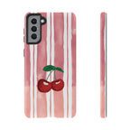 Cherry Orchard Stripes Phone Case