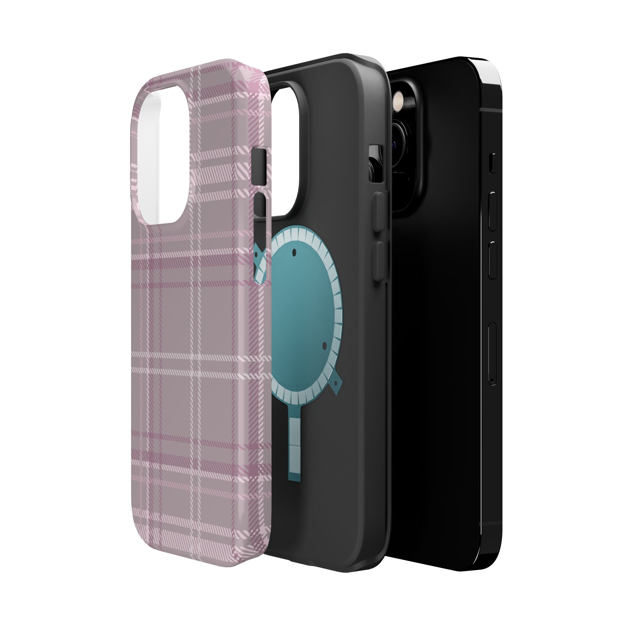 The Plaid Edit Mauve Phone Case