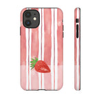 Strawberry Orchard Stripes Phone Case
