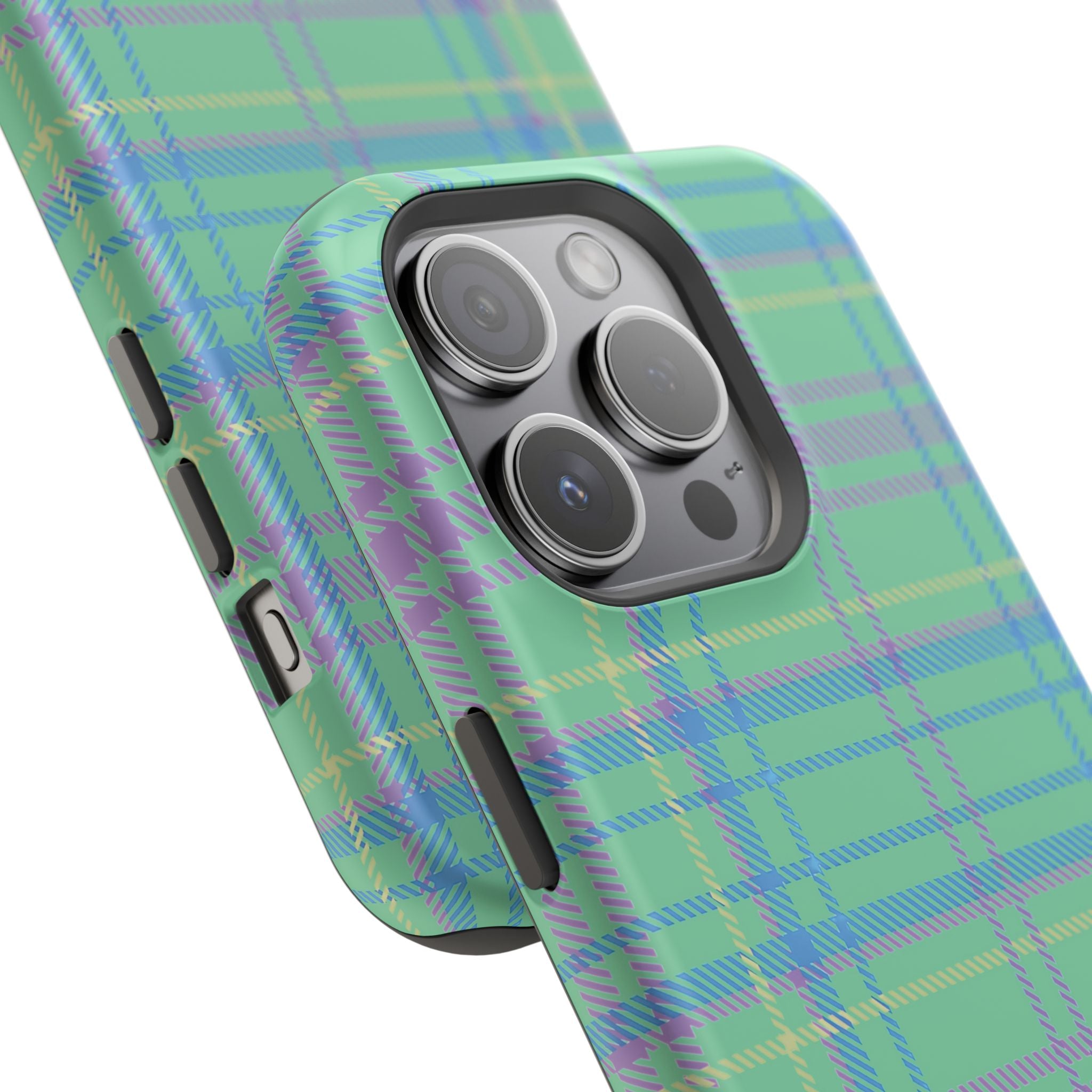 Fresh Energy Plaid Magnetic Phone Case