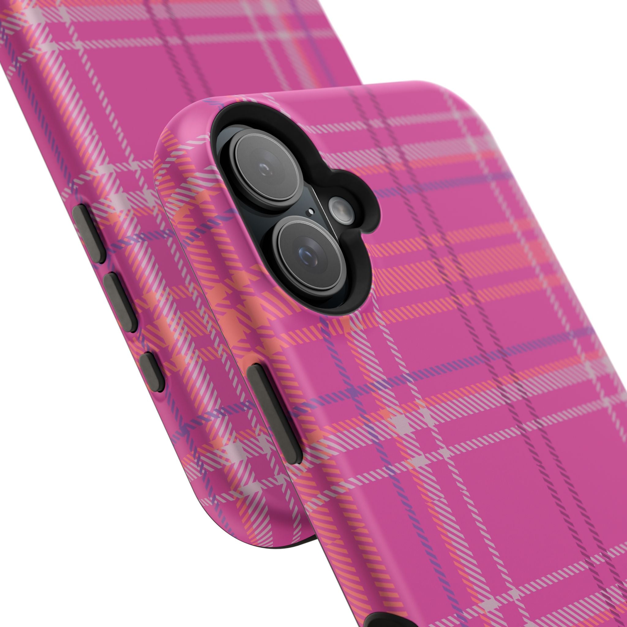 Berry Crush Plaid Magnetic Phone Case