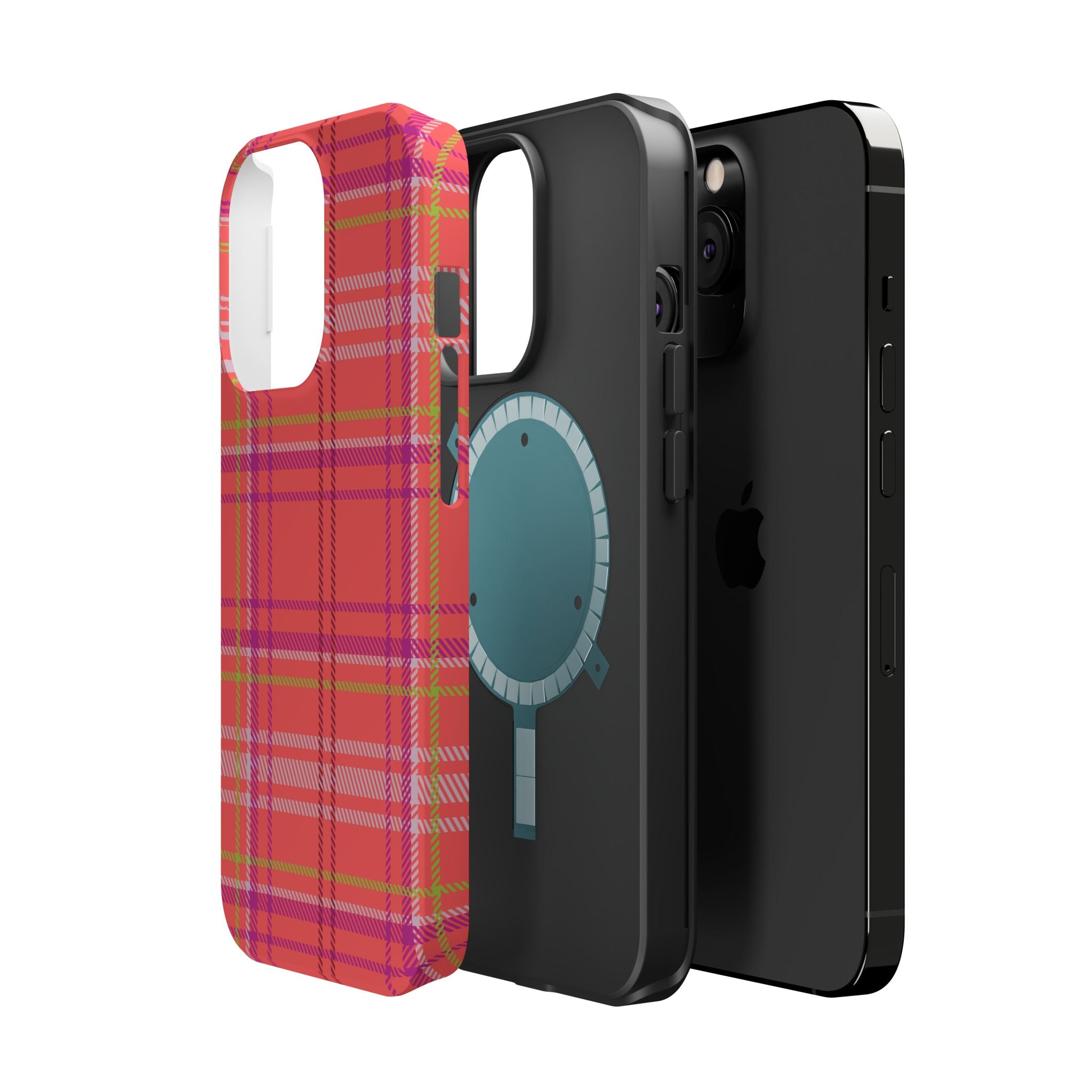 Golden Girl Plaid Magnetic Phone Case