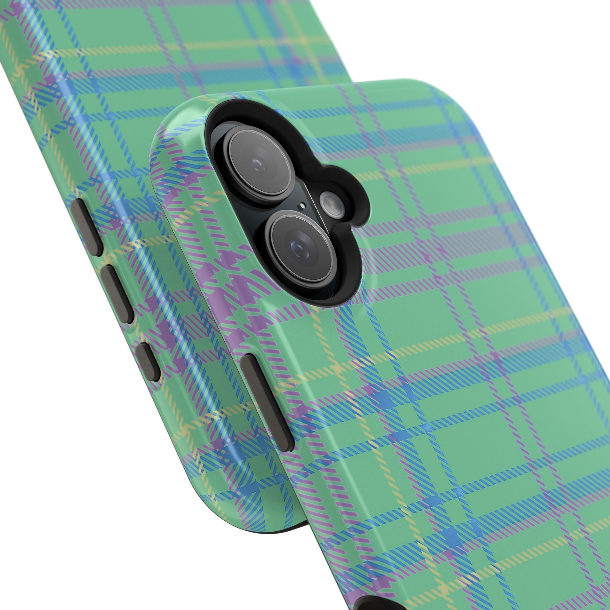 Fresh Energy Plaid Magnetic Phone Case