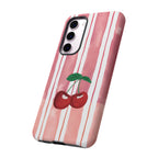 Cherry Orchard Stripes Phone Case