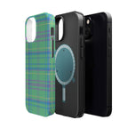 Fresh Energy Plaid Magnetic Phone Case
