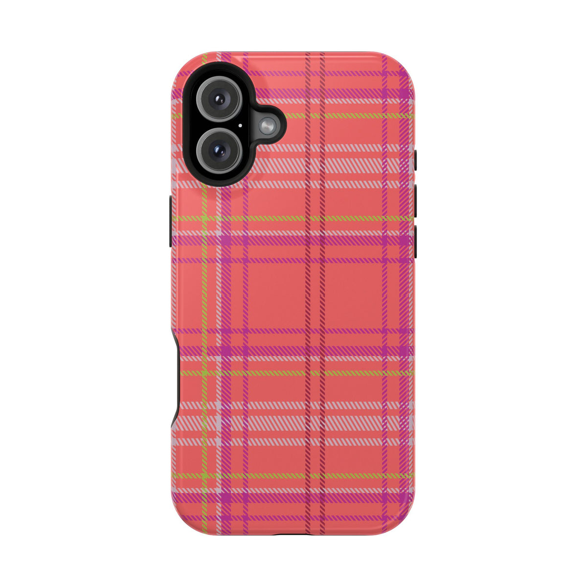 Golden Girl Plaid Magnetic Phone Case