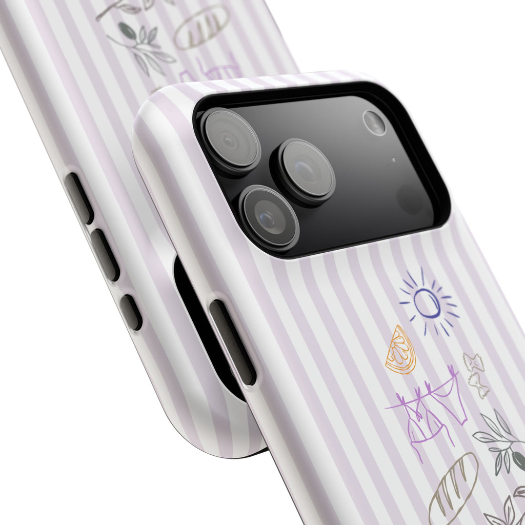 Amalfi Dreaming Petunia Phone Case