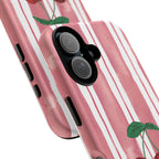 Cherry Orchard Stripes Phone Case