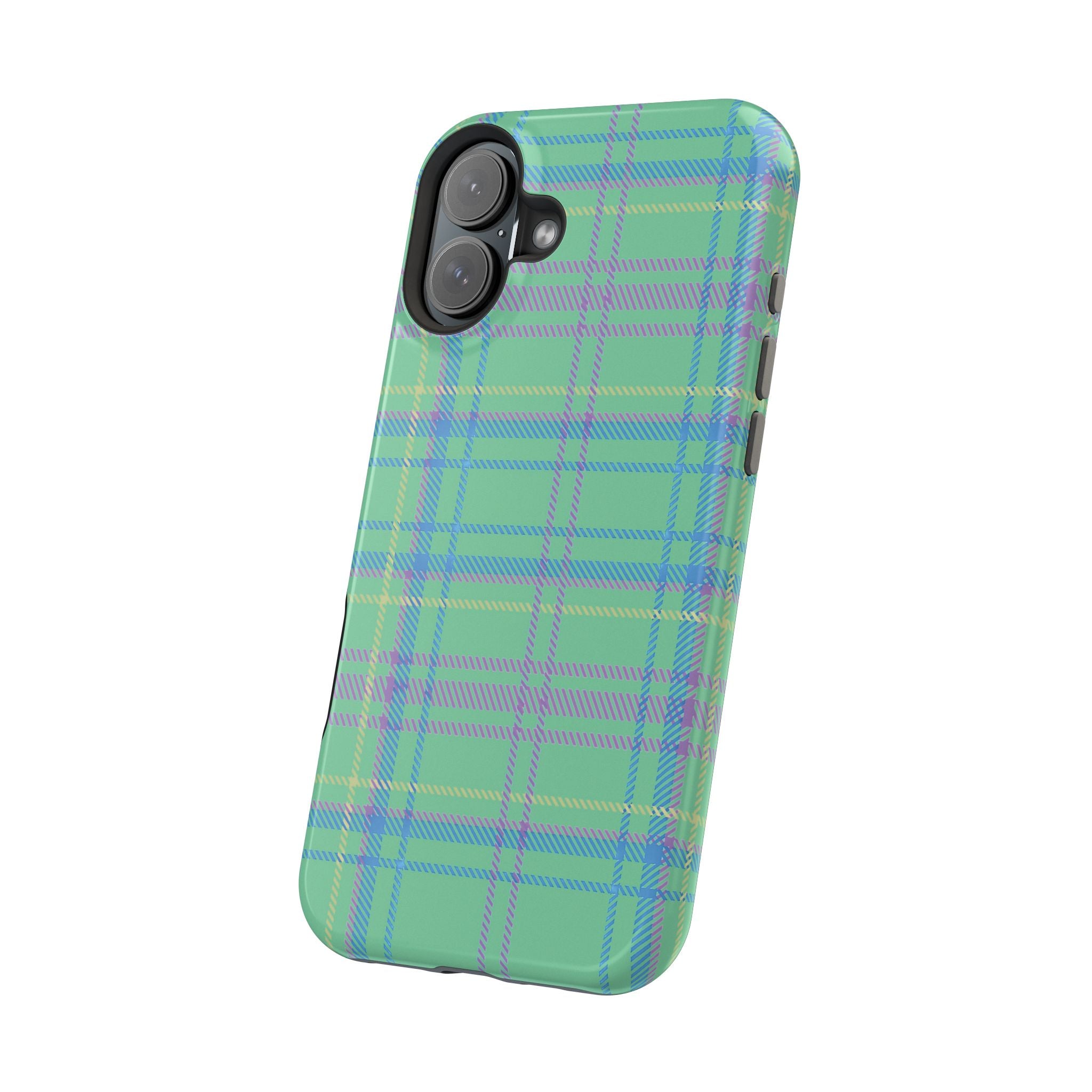Fresh Energy Plaid Magnetic Phone Case
