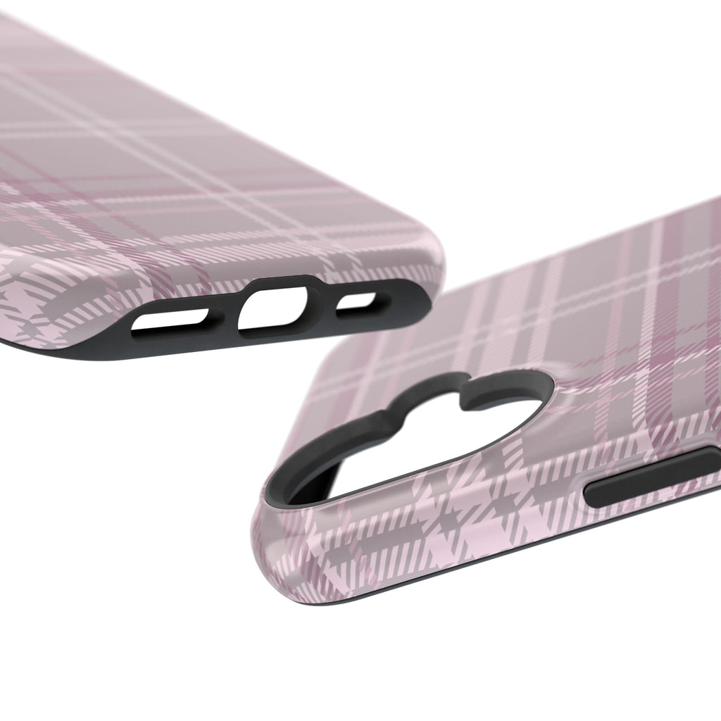 The Plaid Edit Mauve Phone Case
