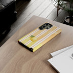 Lemon Orchard Stripes Phone Case