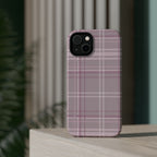 The Plaid Edit Mauve Phone Case