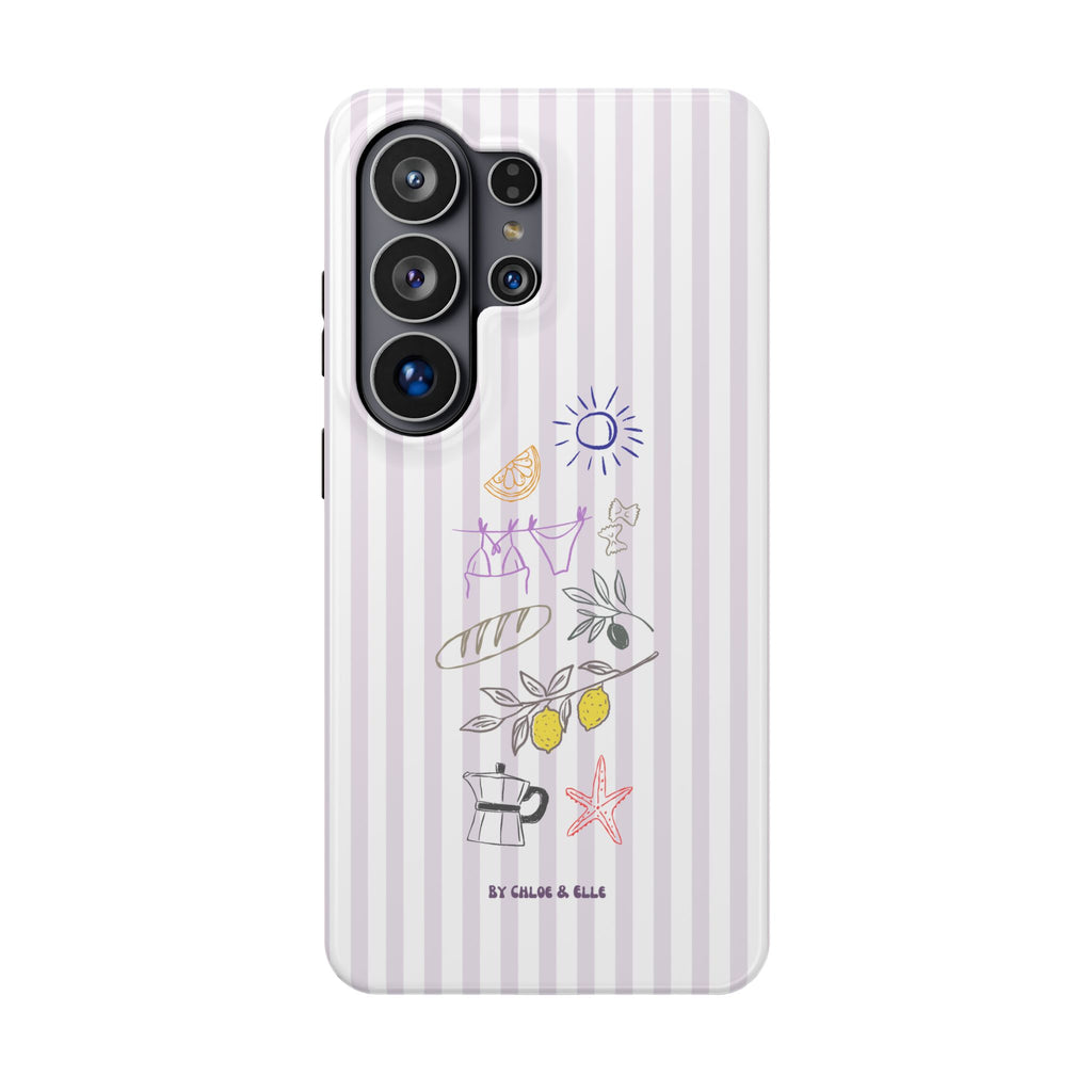 Amalfi Dreaming Petunia Phone Case