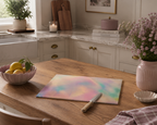 Peach Prism Dreamscape Glass Cutting Board